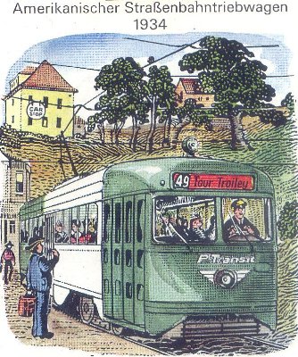 Bild: PCC-Stra&szlig;enbahn