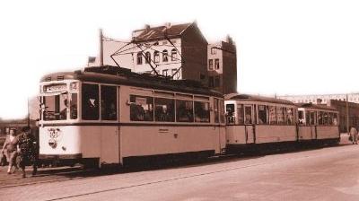 Aufbauwagen auf Linie 14
